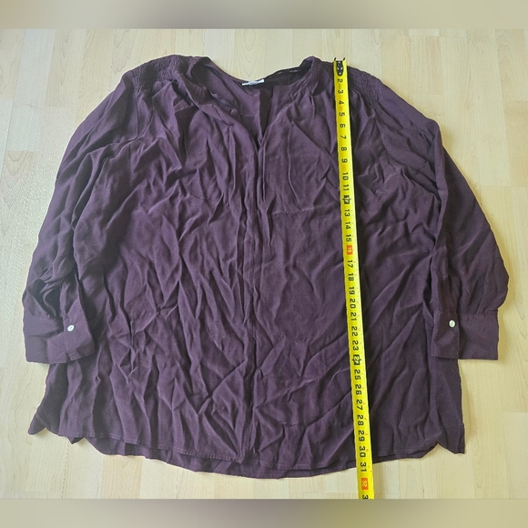 J. Jill Tunic Deep Purple Size 4x - Picture 4 of 8
